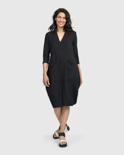 Essential Cargo Dress, Black