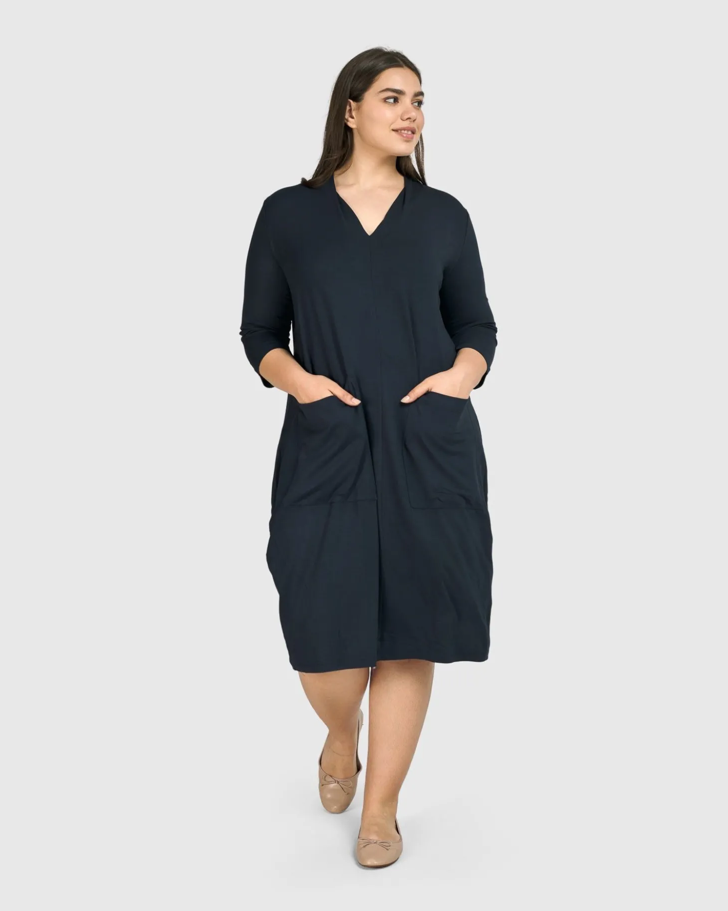 Essential Cargo Dress, Ocean