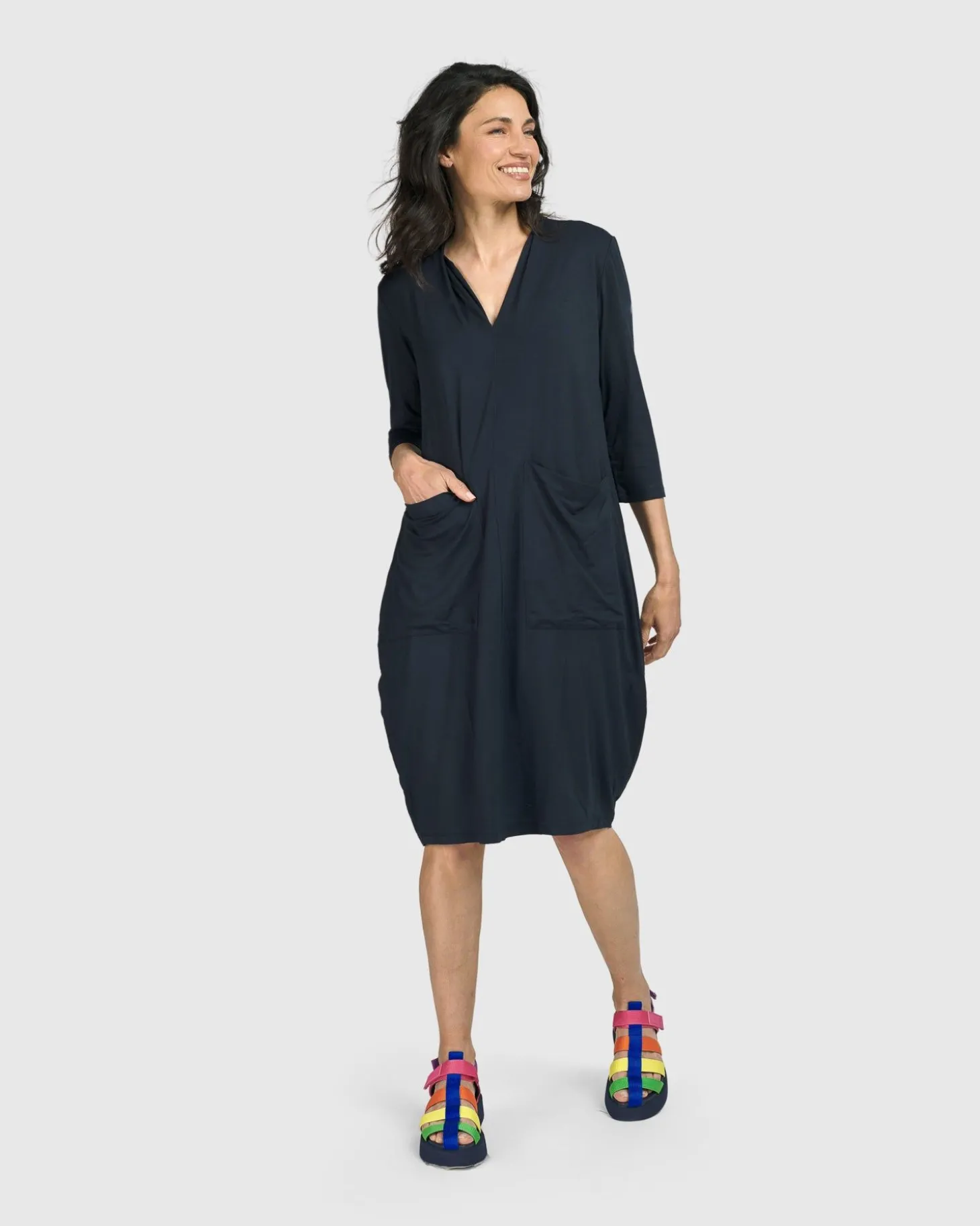 Essential Cargo Dress, Ocean