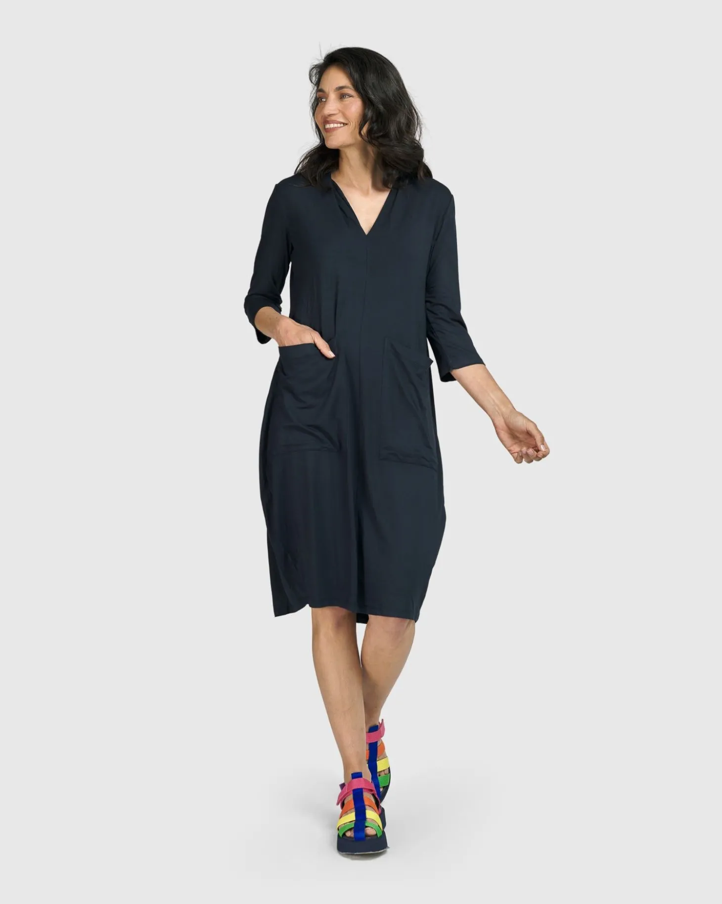 Essential Cargo Dress, Ocean