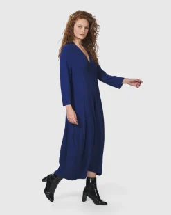 Essential Cocoon Dress, Royal Blue