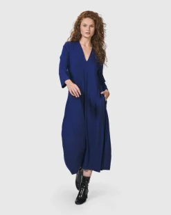 Essential Cocoon Dress, Royal Blue