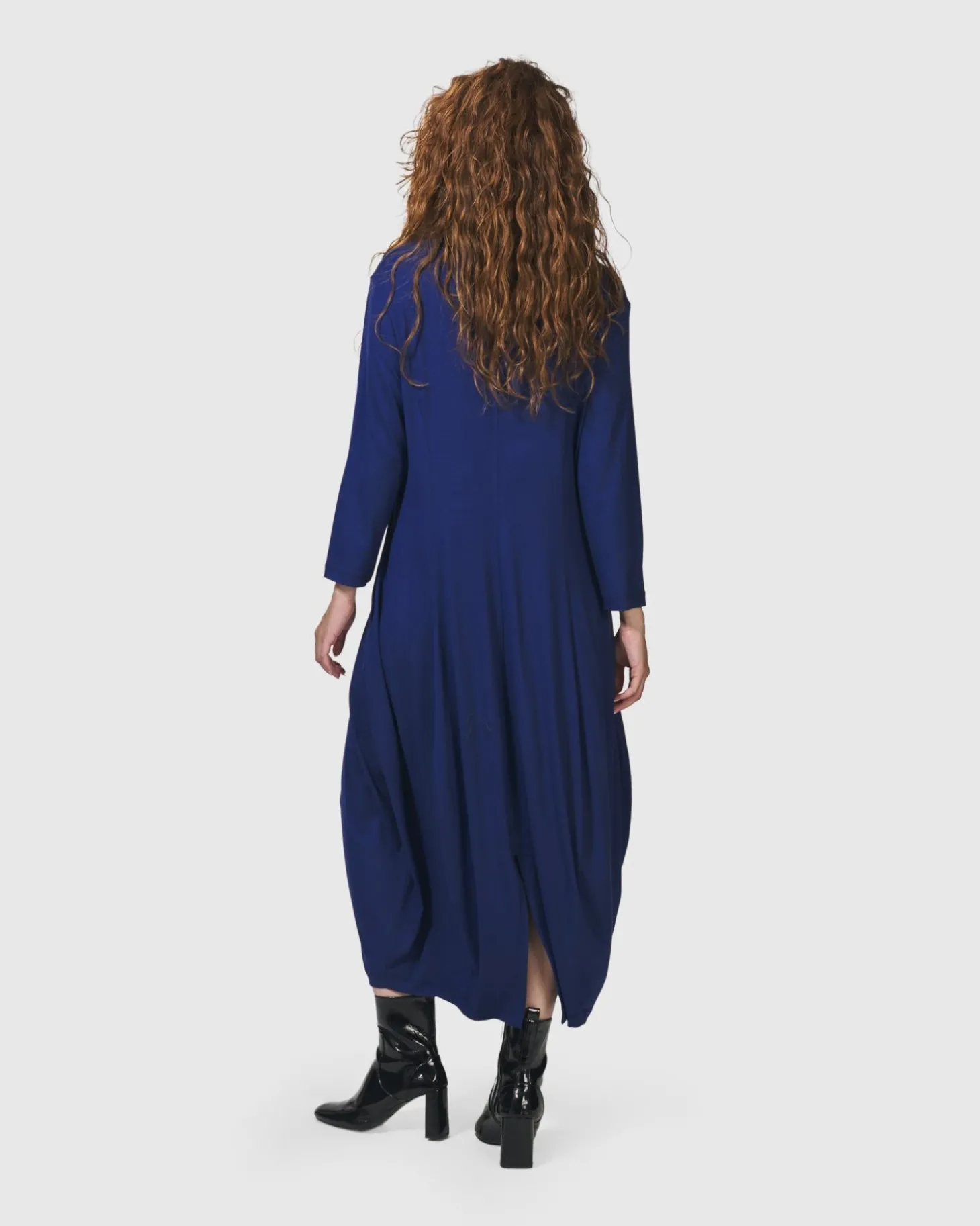 Essential Cocoon Dress, Royal Blue