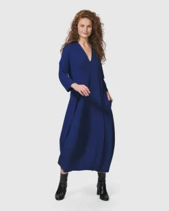 Essential Cocoon Dress, Royal Blue