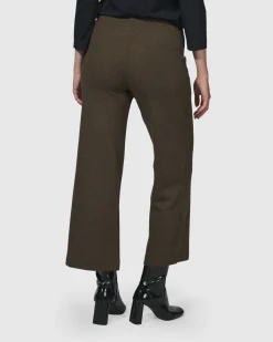 Essential Cropped Pants, Brown