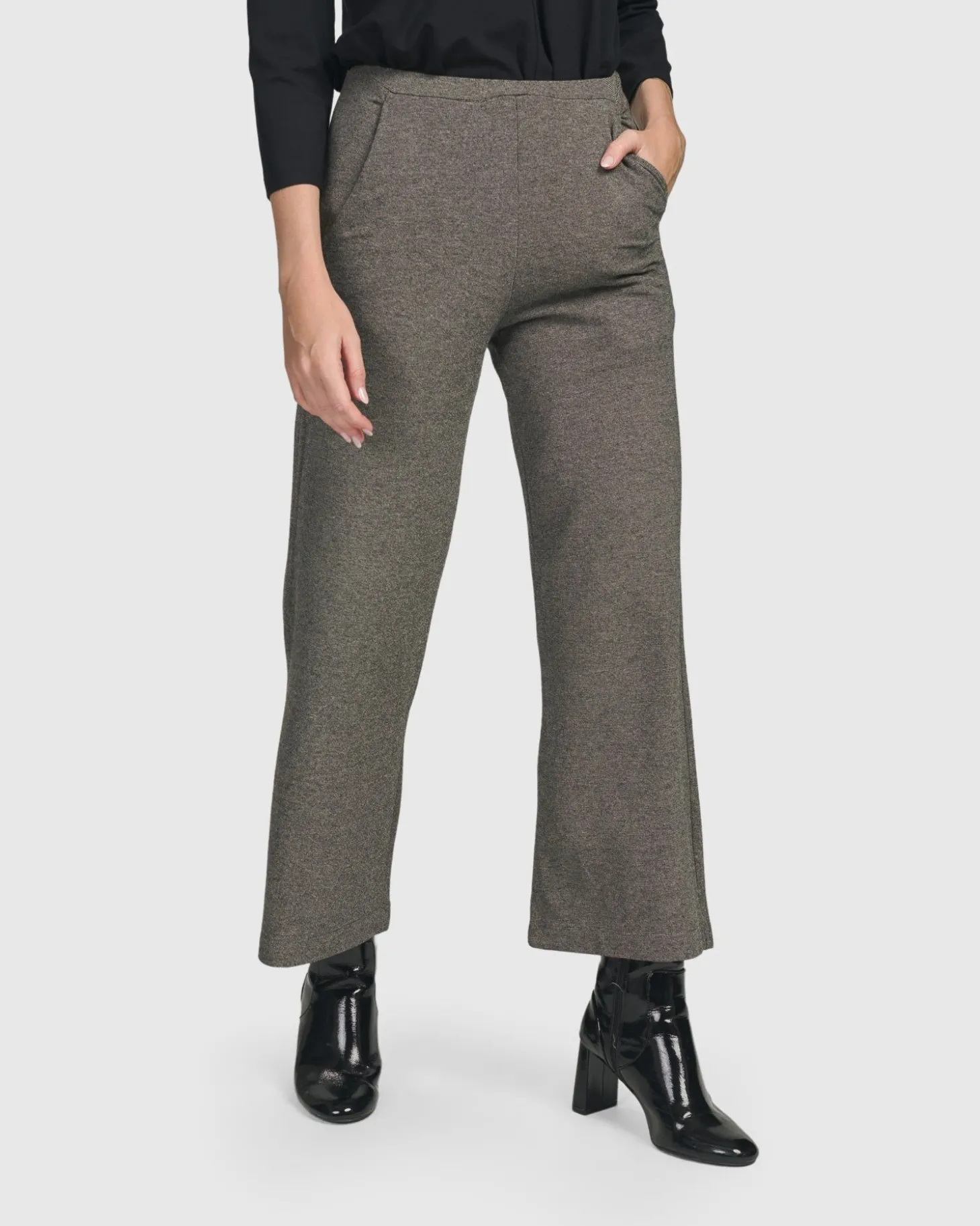 Essential Cropped Pants, Fog
