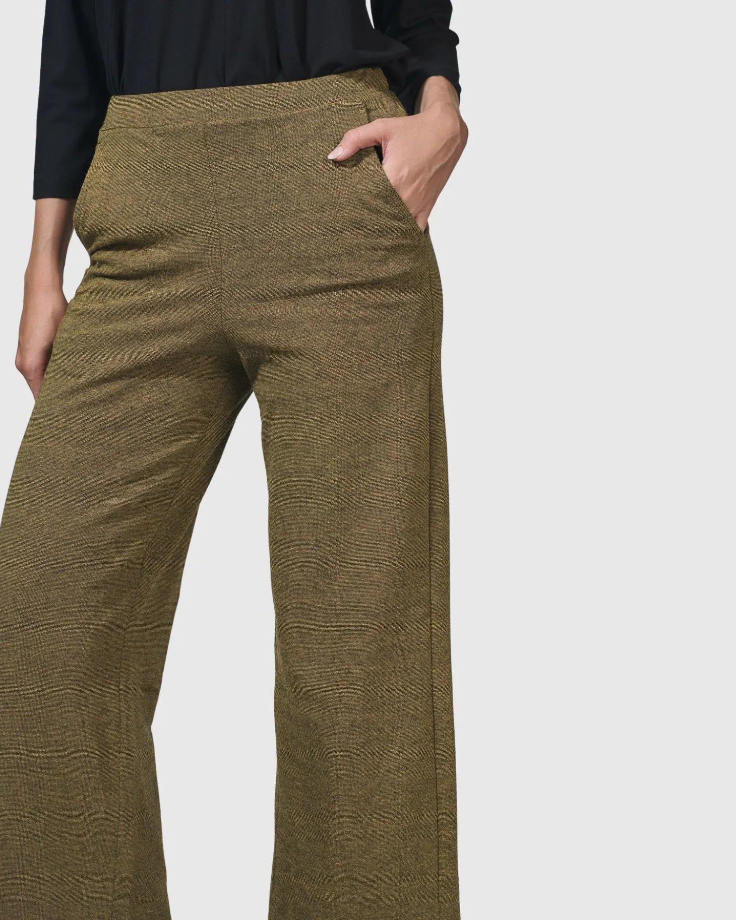 Essential Cropped Pants, Honey