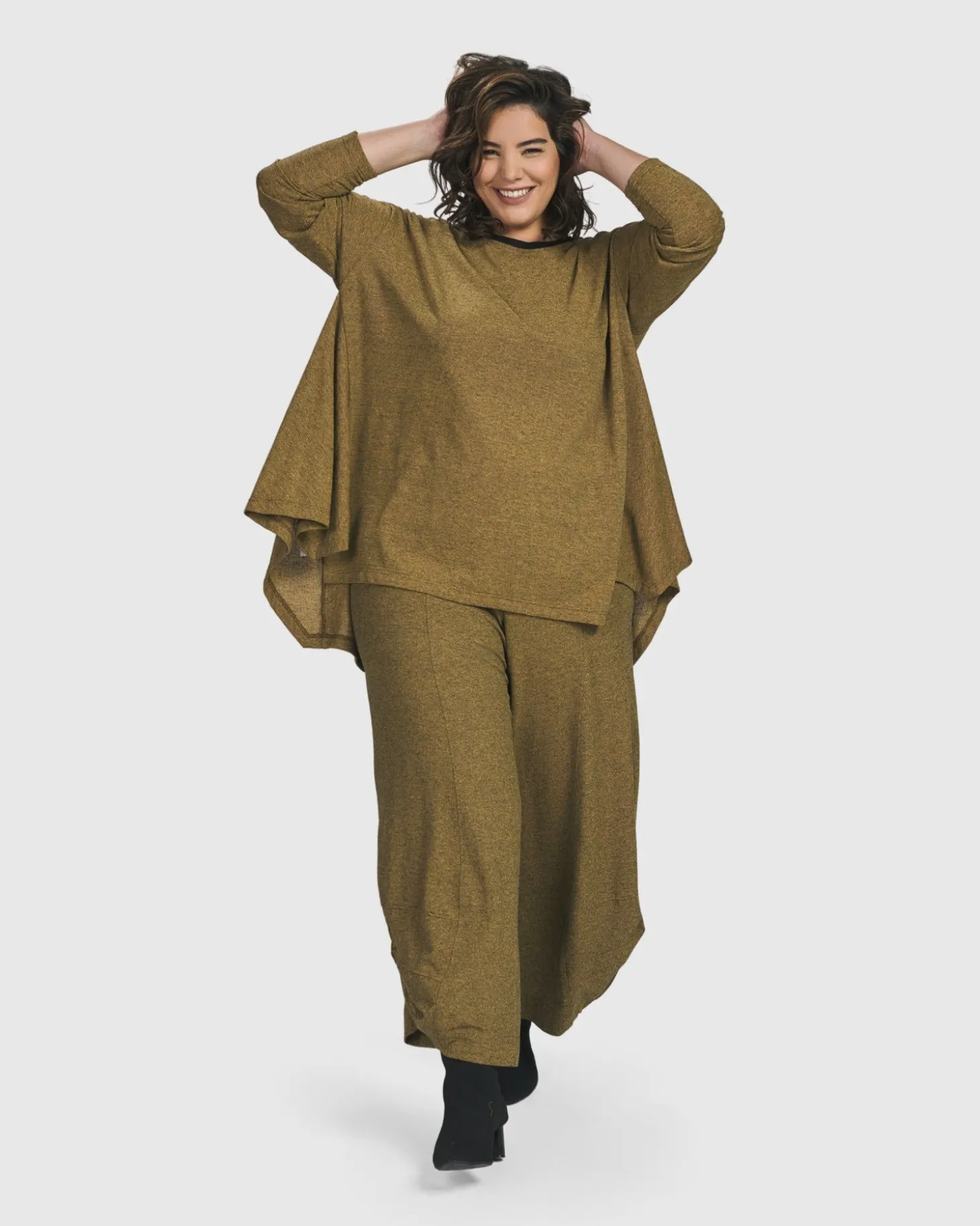 Essential Flared Top, Honey