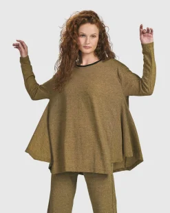 Essential Flared Top, Honey