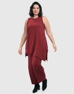 Essential Flow Pants, Plum