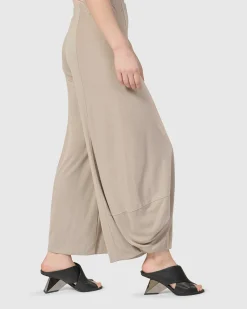 Essential Go-To Punto Pants, Ecru