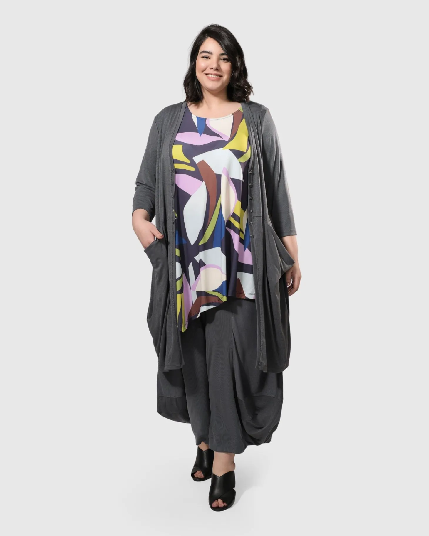 Essential Go-To Punto Pants, Grey