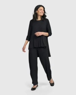 Essential Hi-Lo Top, Black