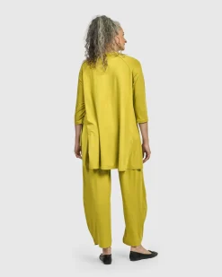 Essential Hi-Lo Top, Lime
