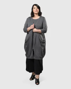 Essential Joy Sleeveless Tunic Top, Grey