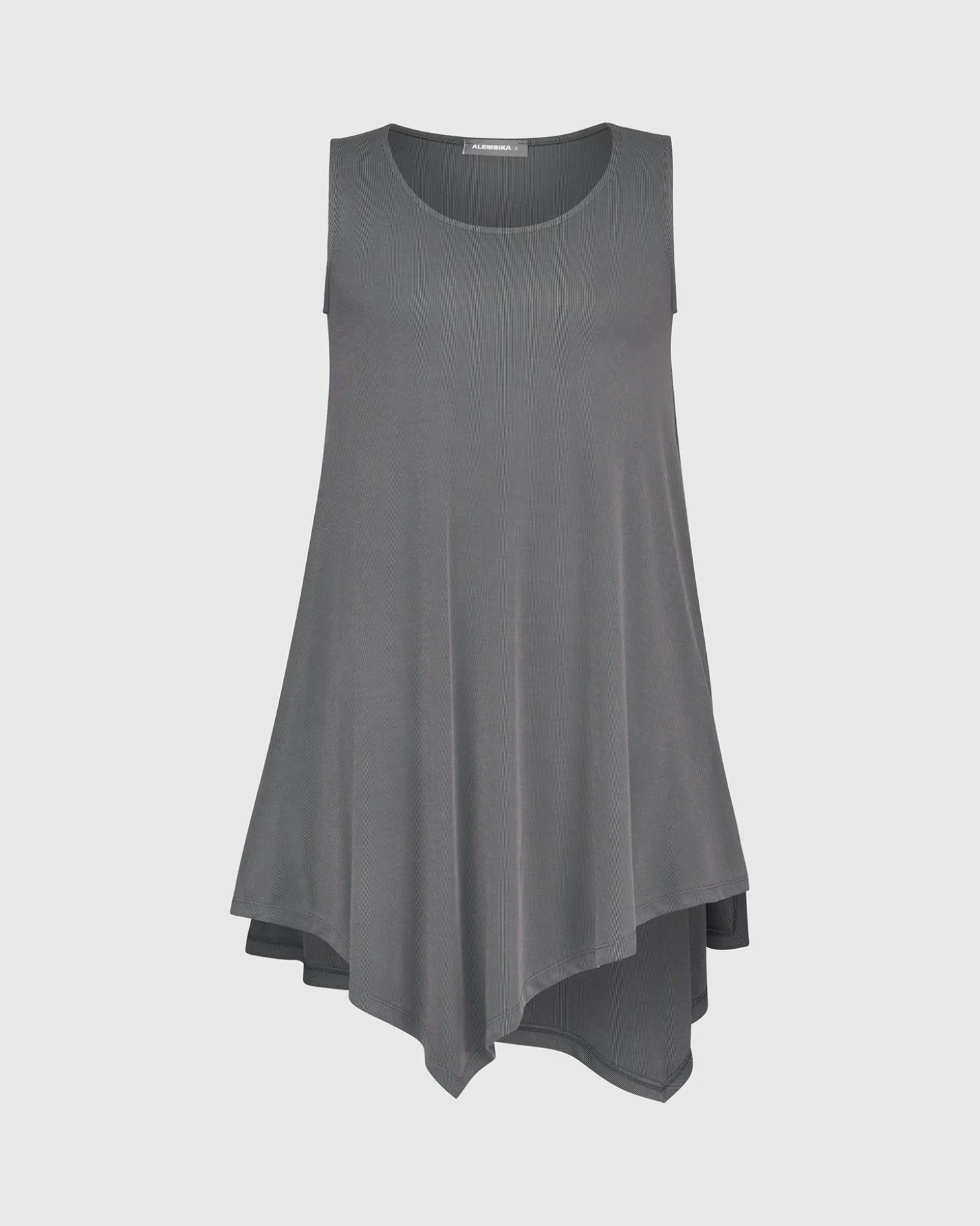 Essential Joy Sleeveless Tunic Top, Grey