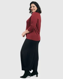 Essential Punto Pants, Black