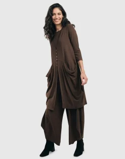 Essential Punto Pants, Coffee