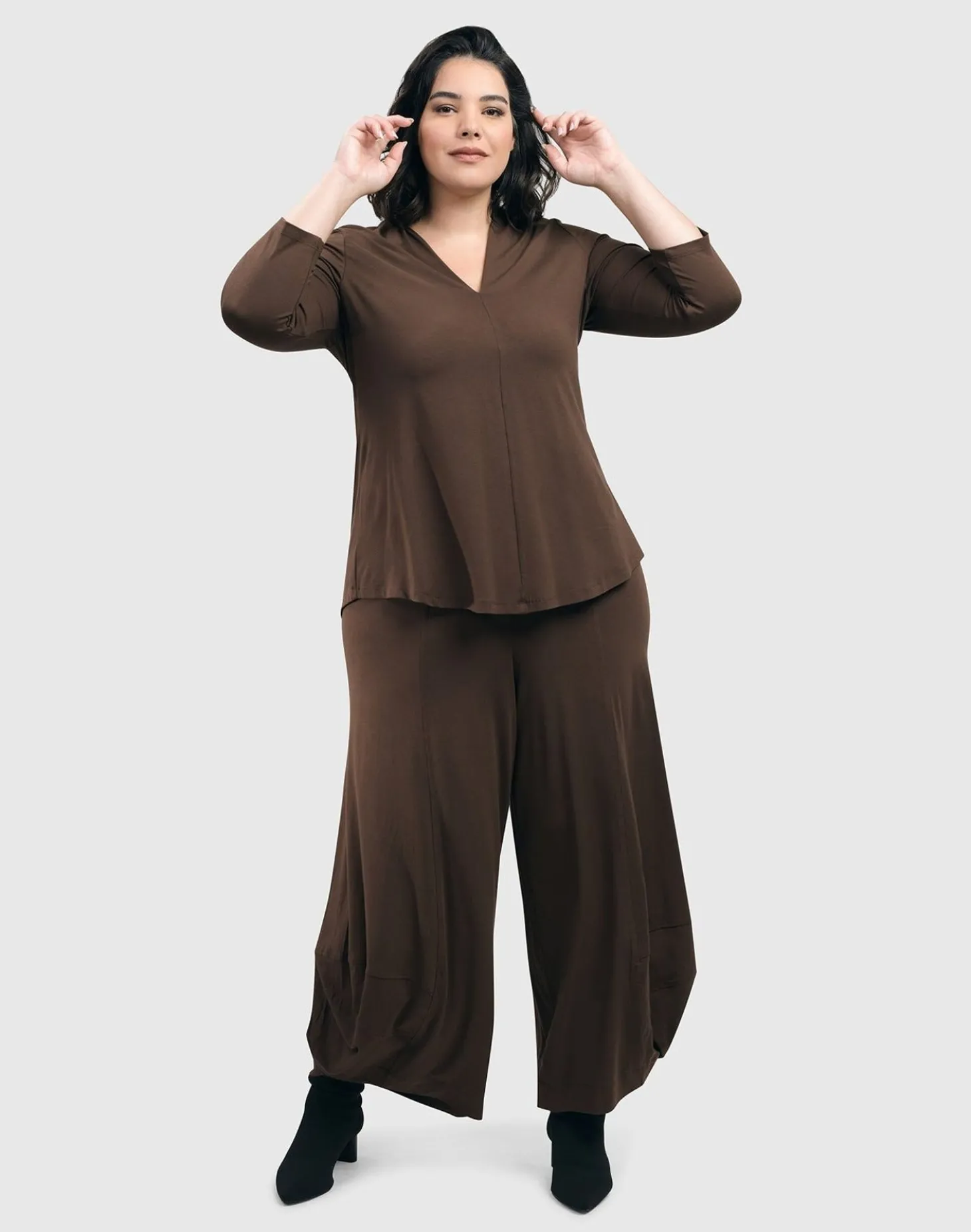 Essential Punto Pants, Coffee