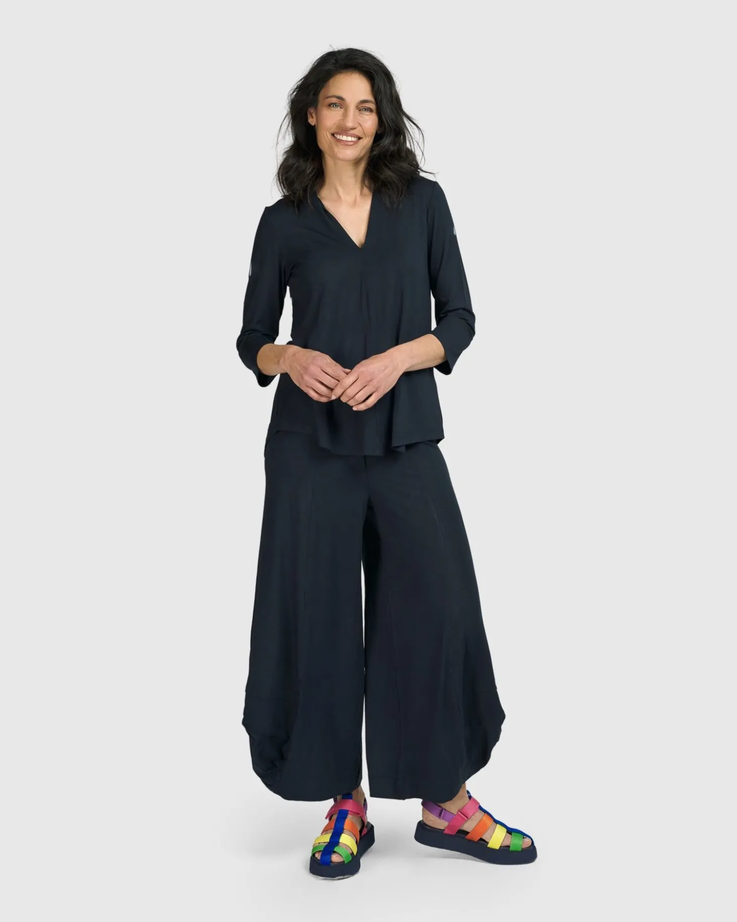 Essential Punto Pants, Ocean