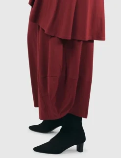 Essential Punto Pants, Plum