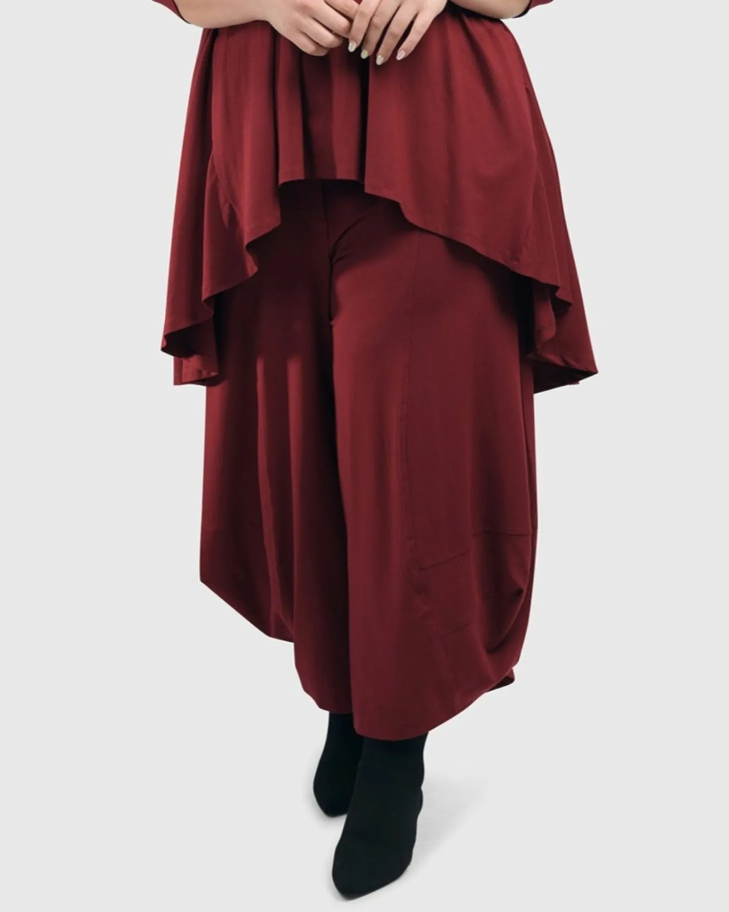 Essential Punto Pants, Plum