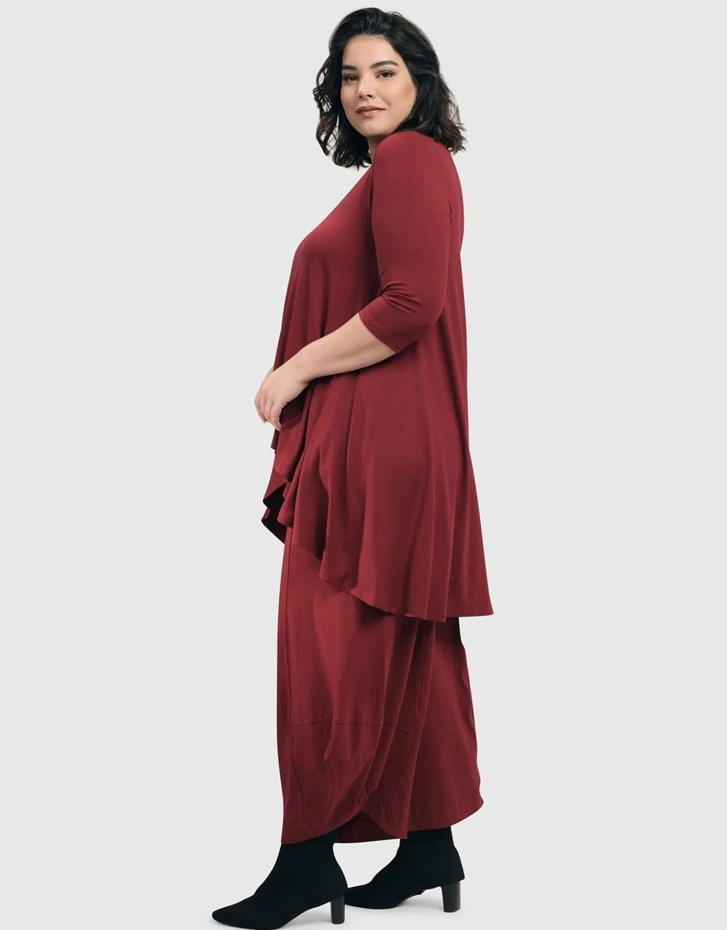 Essential Punto Pants, Plum