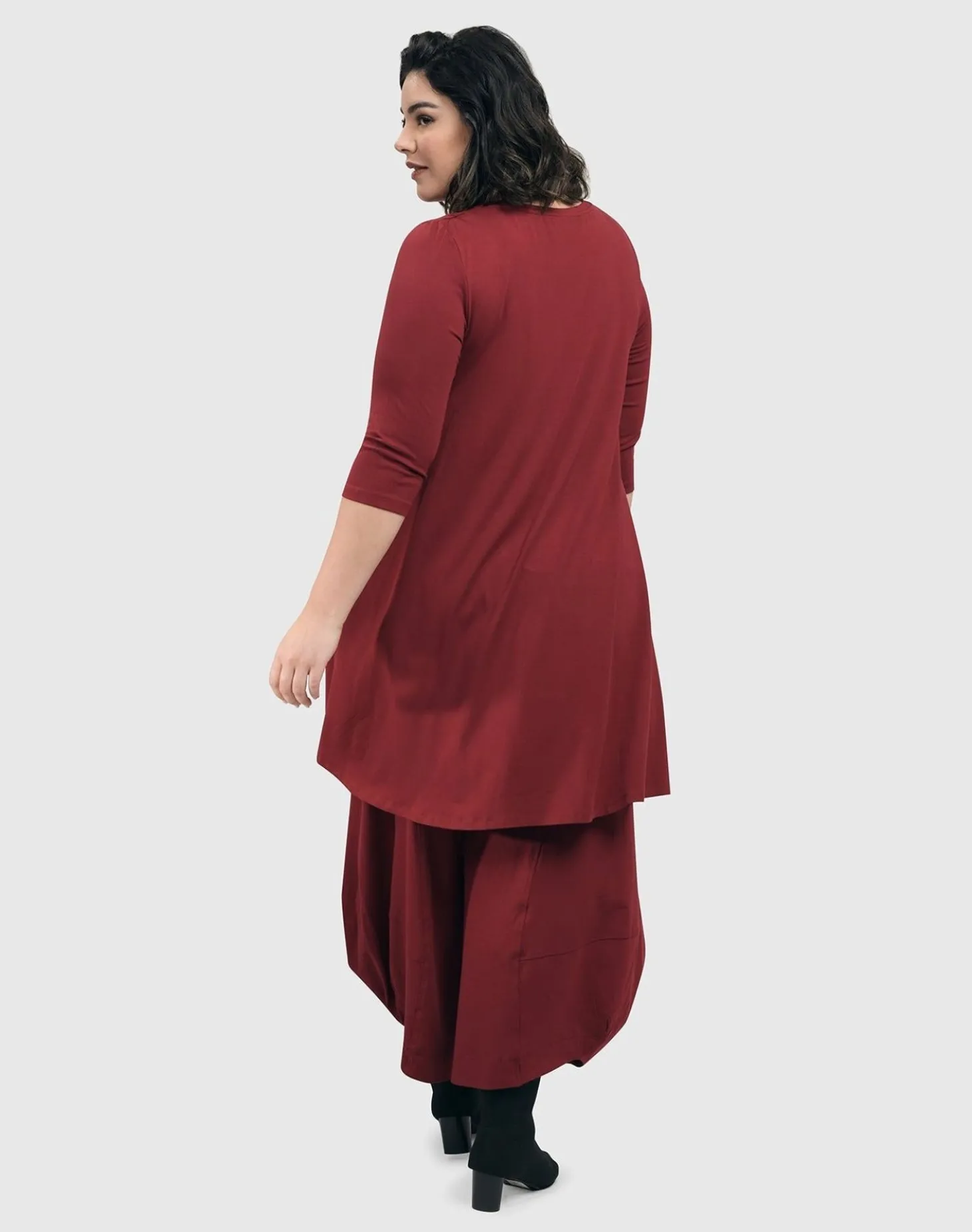 Essential Punto Pants, Plum