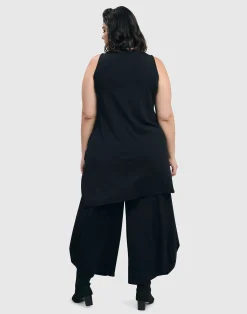 Essential Punto Pants, Tall, Black