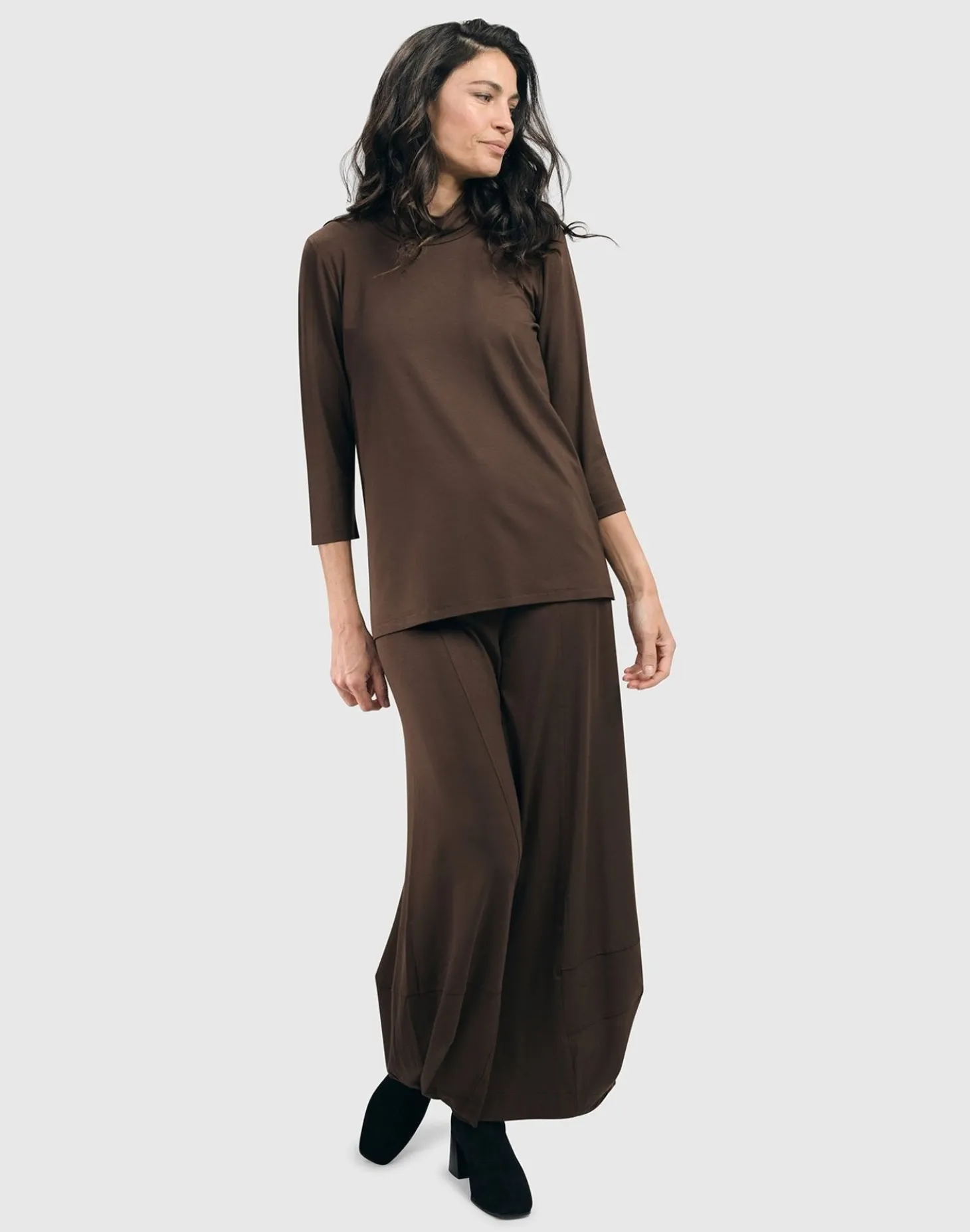 Essential Punto Pants, Tall, Coffee