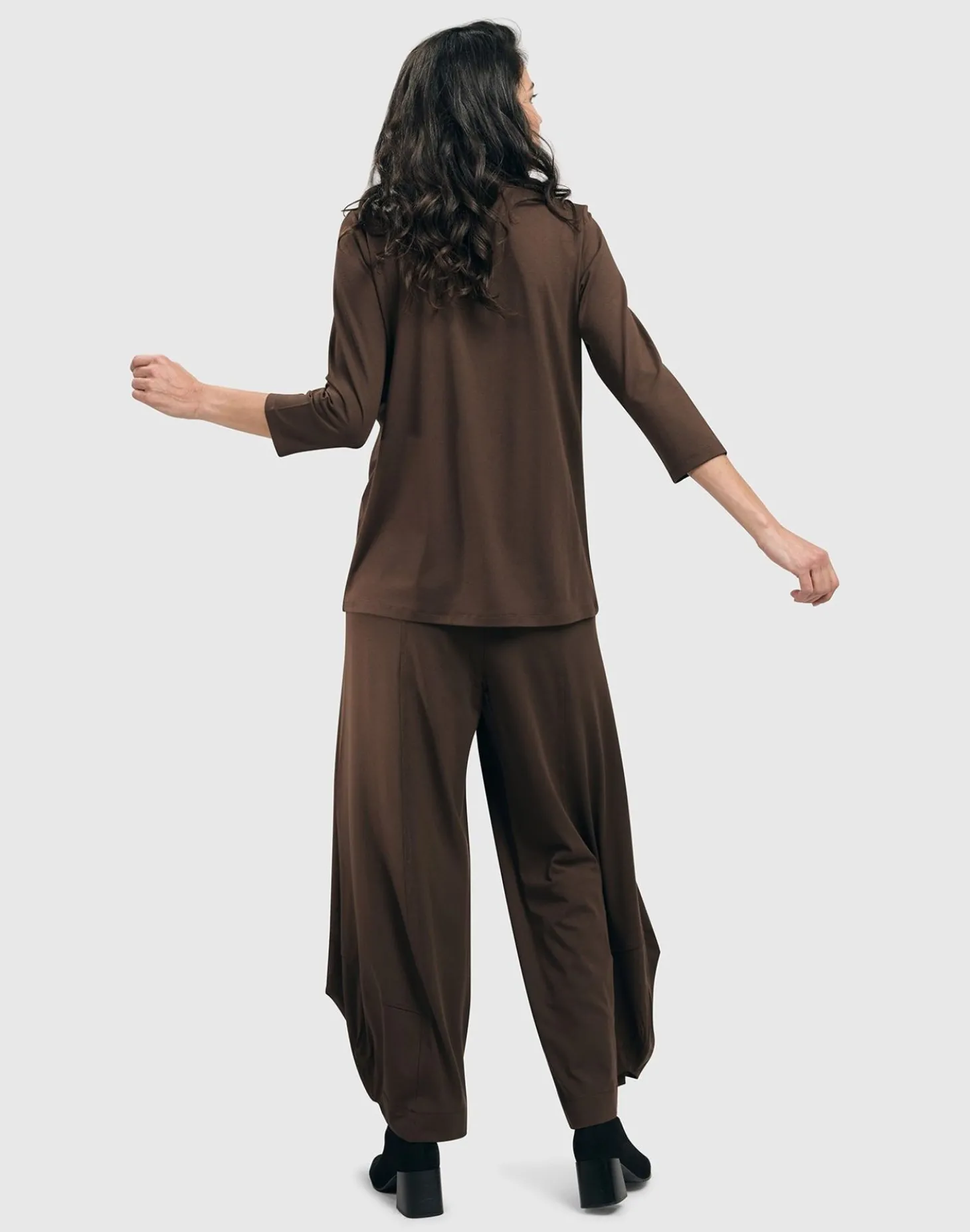 Essential Punto Pants, Tall, Coffee