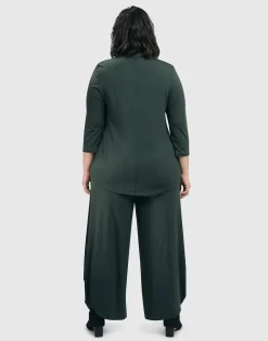 Essential Punto Pants, Tall, Green