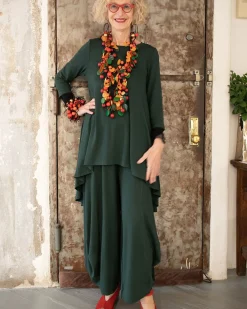 Essential Punto Pants, Tall, Green
