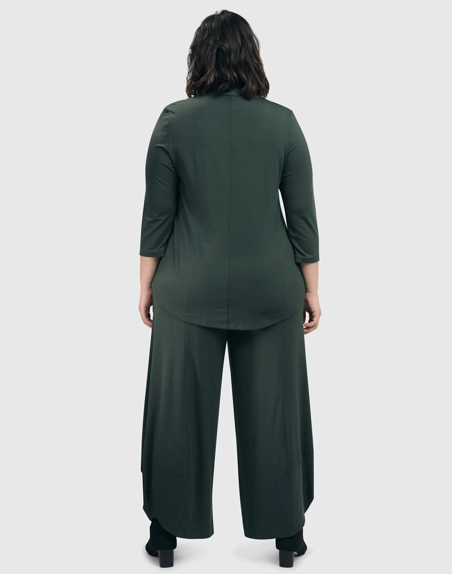 Essential Punto Pants, Tall, Green