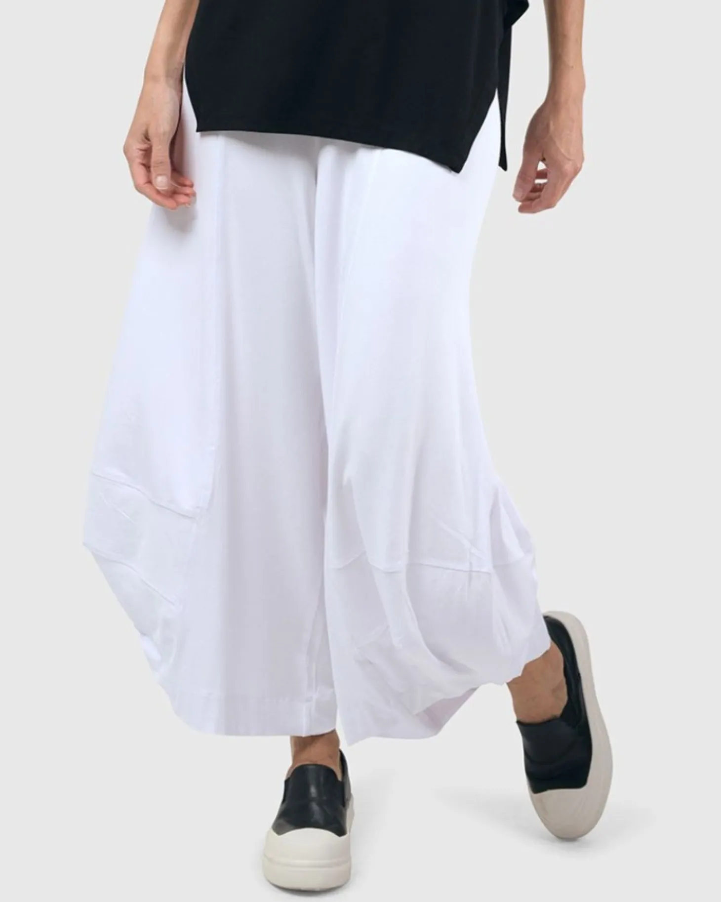 Essential Punto Pants, White