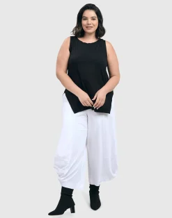 Essential Punto Pants, White