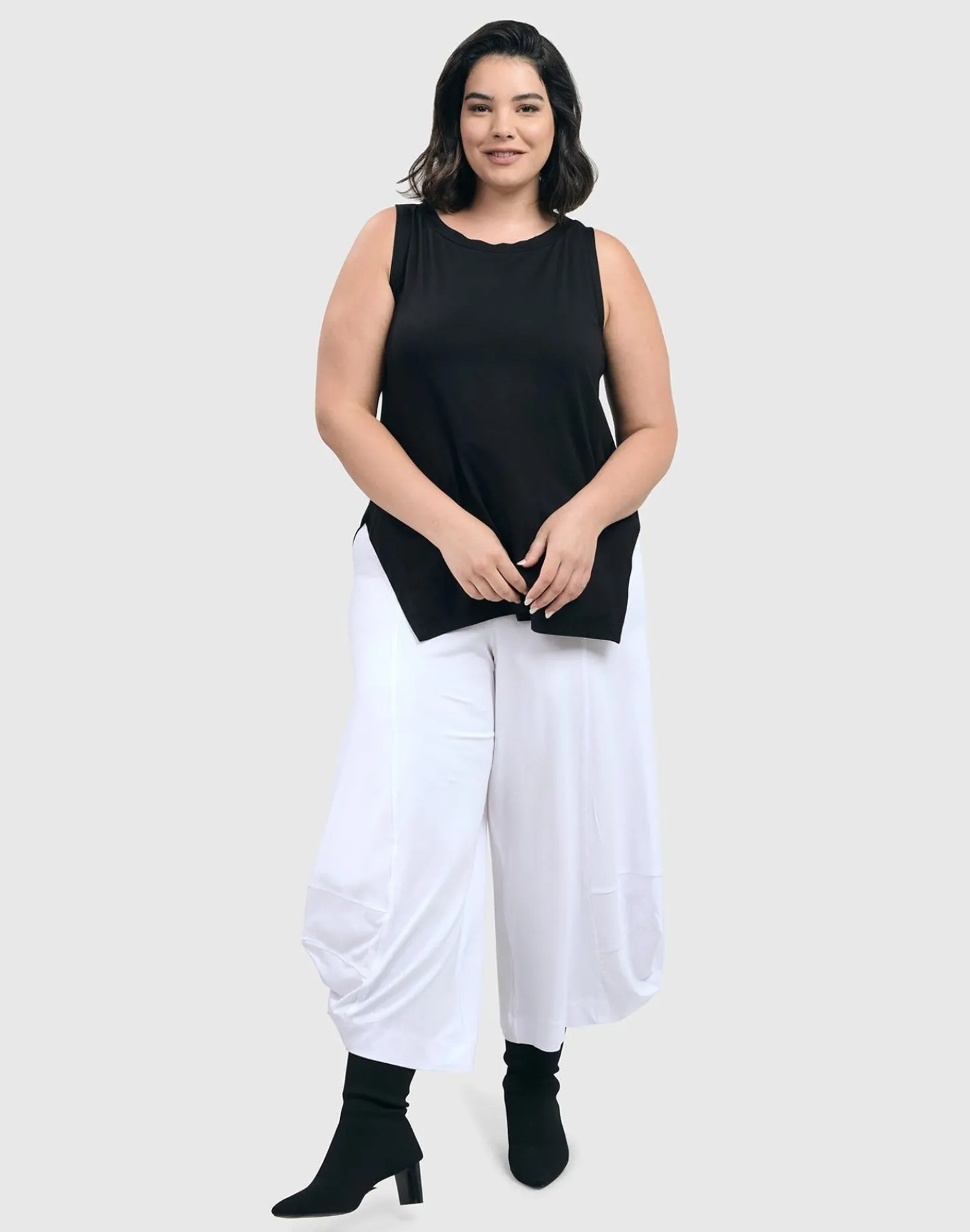 Essential Punto Pants, White