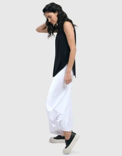 Essential Punto Pants, White