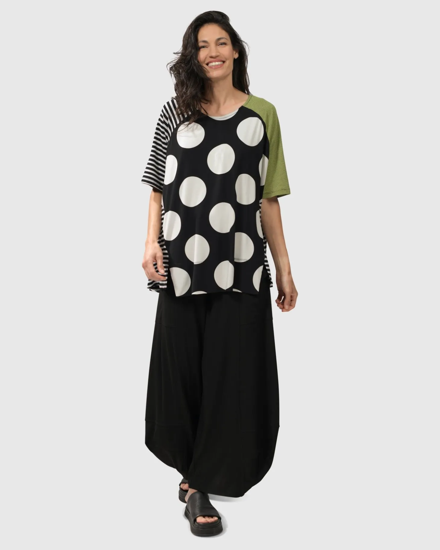 Essential Punto Pockets Pants, Black