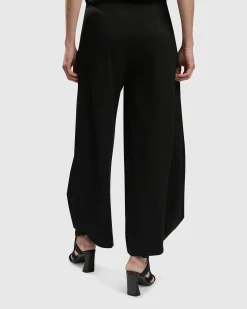 Essential Punto Pockets Pants, Black