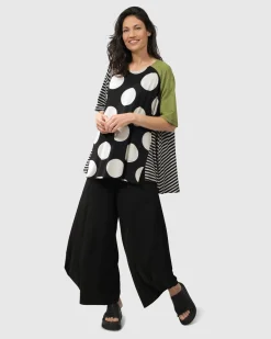 Essential Punto Pockets Pants, Black