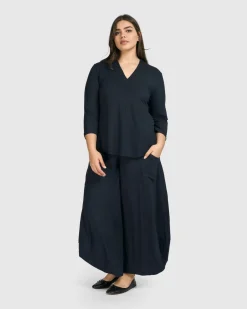 Essential Punto Pockets Pants, Ocean
