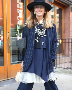 Essential Sleeveless Tunic Top, Navy