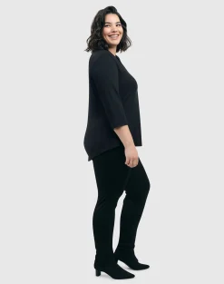 Essential Slim Pants, Black