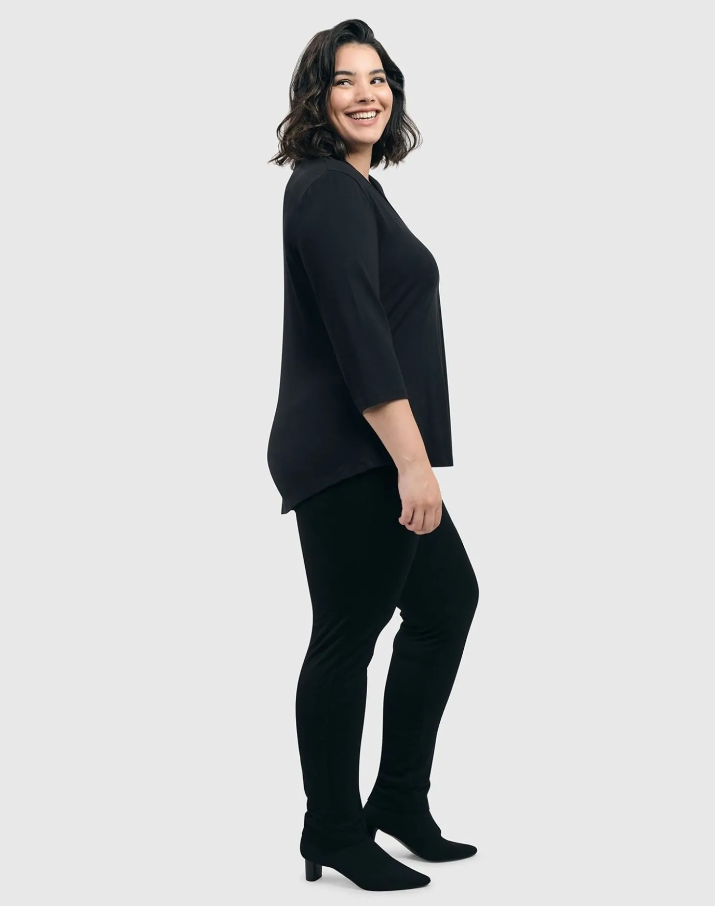 Essential Slim Pants, Black