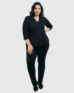 Essential Slim Pants, Black