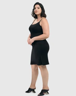 Essential Slip Dress, Black