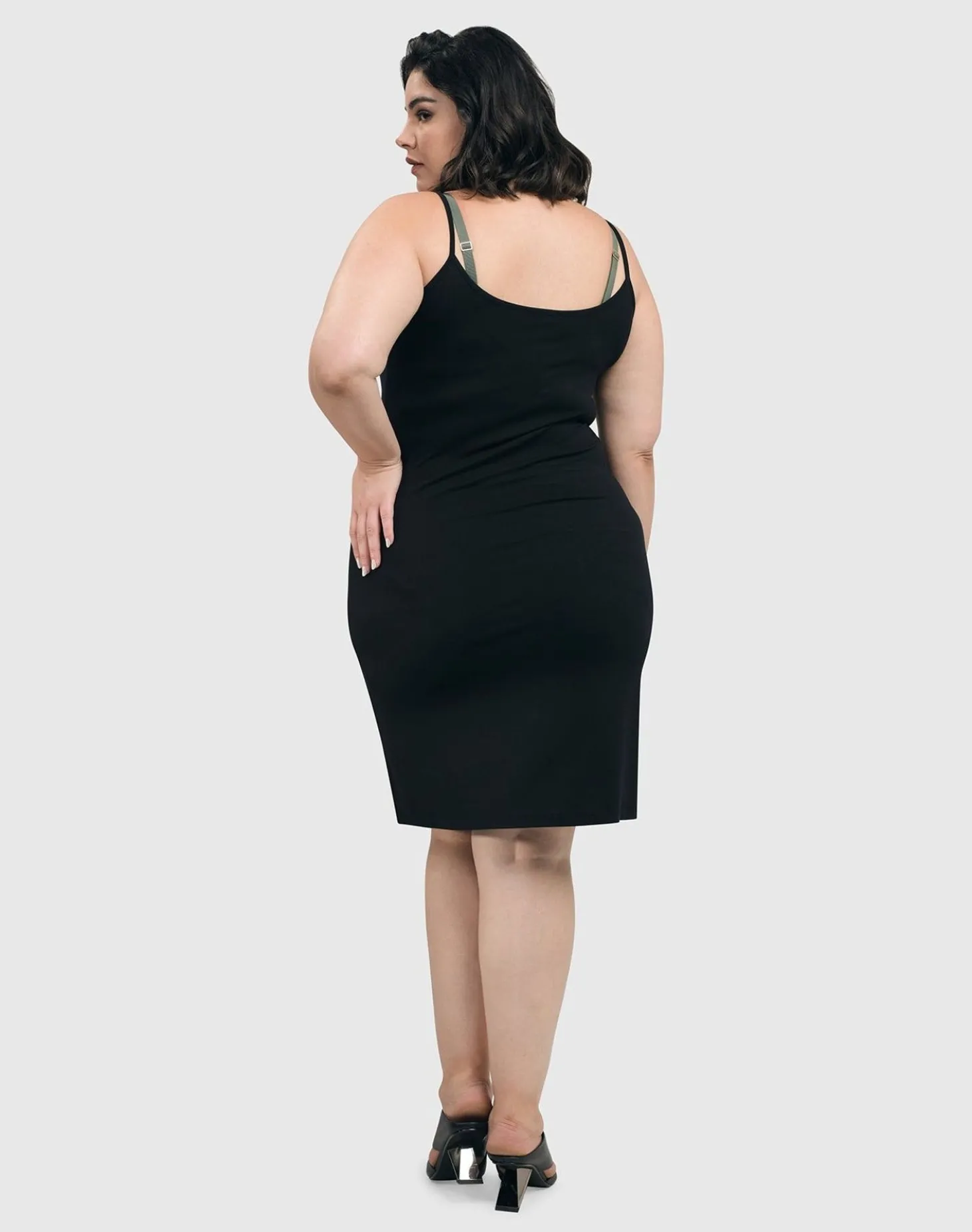 Essential Slip Dress, Black