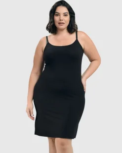 Essential Slip Dress, Black