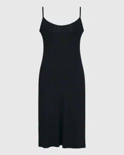 Essential Slip Dress, Black